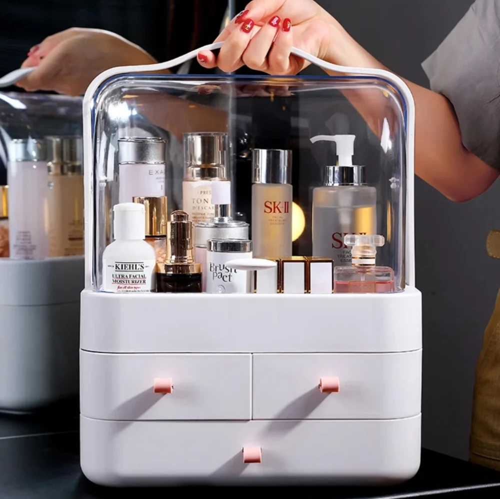 Cosmetic Storage Bin Large Dust and Water proof